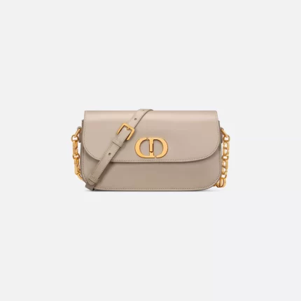 DIOR / SMALL 30 MONTAIGNE AVENUE BAG Powder Beige Box Calfskin  M9261UMOA_M51U