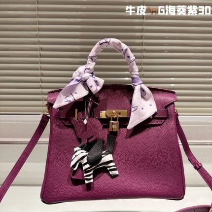 Hermès Birkin Togo Calf Gold Hardware Actino violet size: 30????????/ 25????????