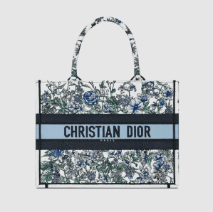 DIOR / MEDIUM DIOR BOOK TOTE can customized name on bag M1296ZECZ_M933