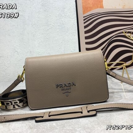 Prada renovate shoulder bag grey 55139 Size:24*15*10.5cm