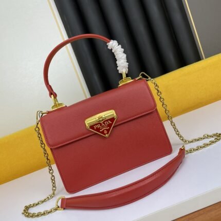 Prada organ bag red size: 20*15*5cm