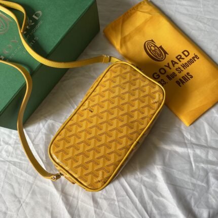 Goyard mini Camera bag yellow size:23*8*14cm