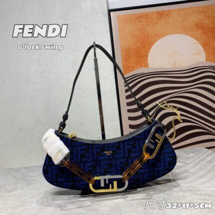 Fendi o’lock swing Underarm bag size: 32x11x5cm