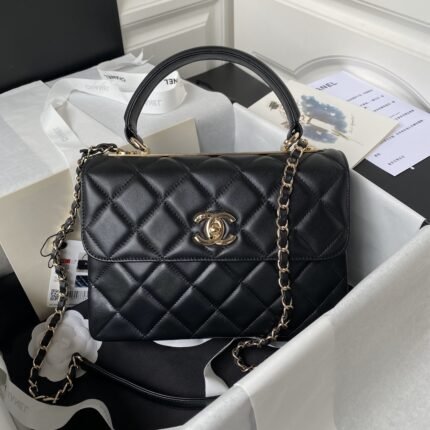 New top quality original leather Chanel bag (复制)