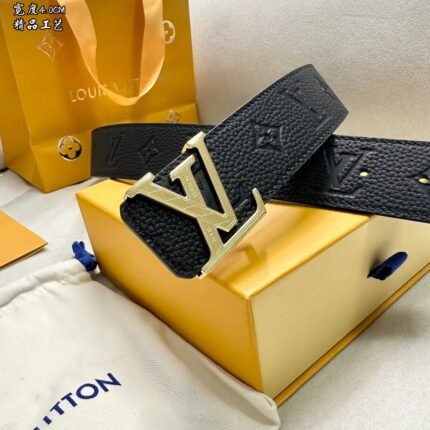 Louis Vuitton belt matching design uses high-quality electroplated hardware