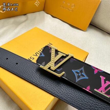 Louis Vuitton belt matching design uses high-quality electroplated hardware