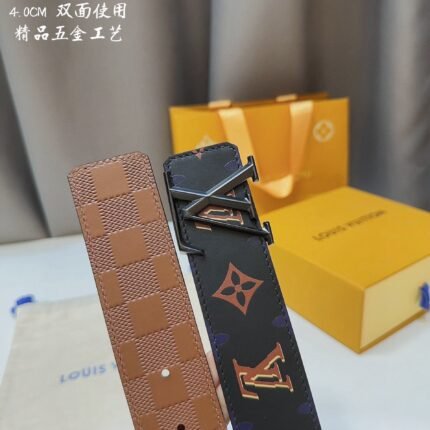 Louis Vuitton belt matching design uses high-quality electroplated hardware