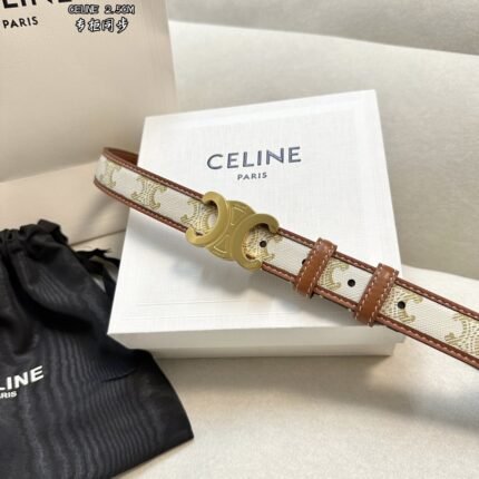 Official website version zp shipping CELINE belt belt original mold opening