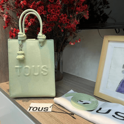 TOUS La Rue light green synthetic leather popular mini bag