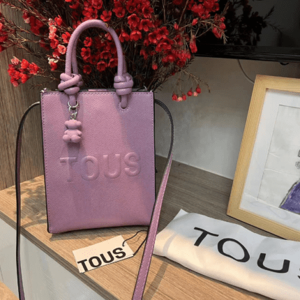 TOUS La Rue purple synthetic leather  popular mini bag