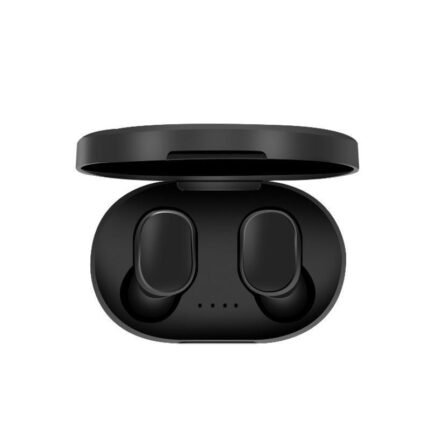 A6S Bluetooth headset, real copper ring speaker, mini, compact, easy to carry, LED light power indicator Black