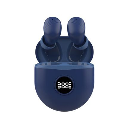 B10 Bluetooth headset, high-definition LED power display, heavy bass, real-time power monitoring, Hifi sound quality,Blue