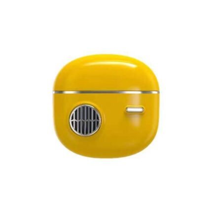 B139 Retro pane, unique design, mini semi-in-ear, comfortable to wear, Hifi sound quality, heavy bass sound effect yellow