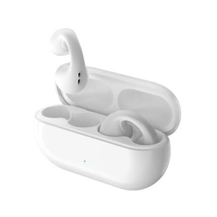 B41 Bluetooth headset, fashionable clip-on earphones, Hifi sound quality, high-resolution sound effects, clear calls,White
