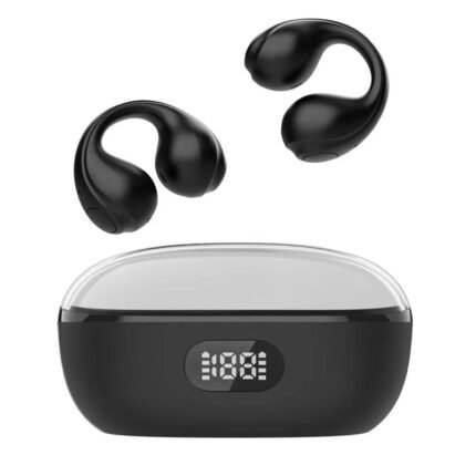 B52 Bluetooth headset, high-definition LED power display, real-time power monitoring, Hifi sound quality Black