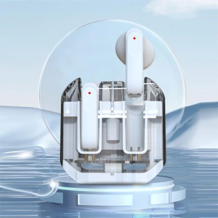 E42 Bluetooth headset, semi-in-ear design, comfortable to wear, Hifi sound quality, heavy bass sound effect White