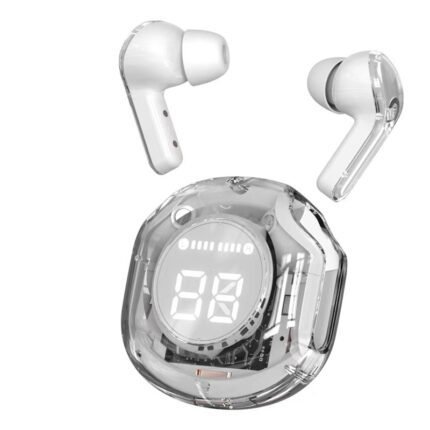 E45 Bluetooth headset, high-definition LED power display, heavy bass, real-time power monitoring, Hifi sound quality,grey