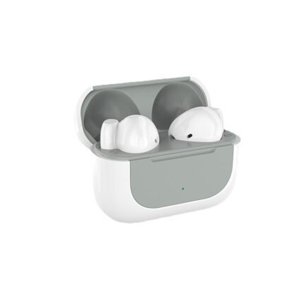 E60 Bluetooth headset, super mini, easy to carry, semi-in-ear design, Hifi sound quality, heavy bass sound effect White