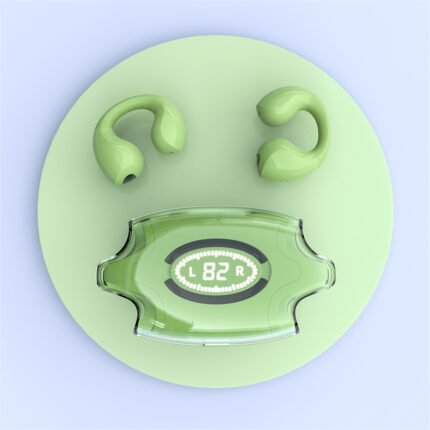 E88 Bluetooth headset, high-definition LED power display, heavy bass, real-time power monitoring, Hifi sound quality,green