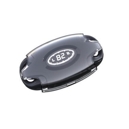 E88 Bluetooth headset, high-definition LED power display, heavy bass, real-time power monitoring, Hifi sound quality,Black