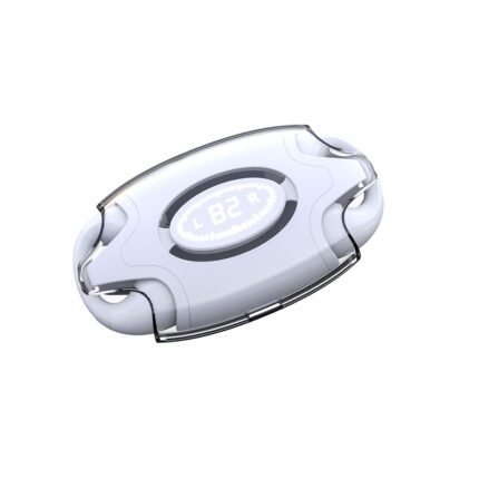 E88 Bluetooth headset, high-definition LED power display, heavy bass, real-time power monitoring, Hifi sound quality,White