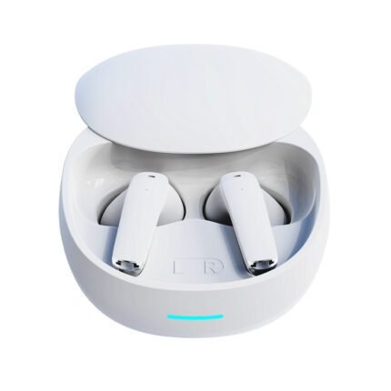 Y116 Bluetooth headset, semi-in-ear design, comfortable to wear, Hifi sound quality, heavy bass sound effect White