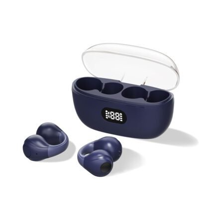 B52 Bluetooth headset, high-definition LED power display, real-time power monitoring, Hifi sound quality Blue