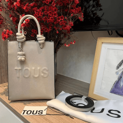 TOUS La Rue beige synthetic leather popular mini bag