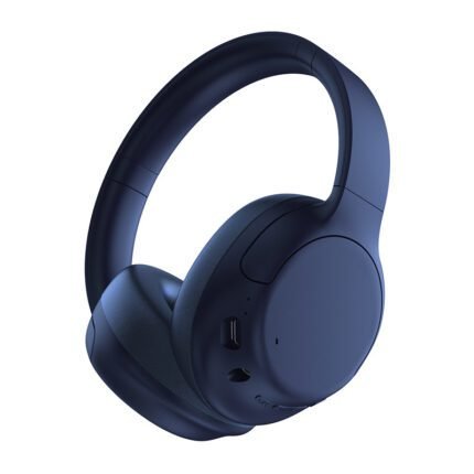 p3967 Wireless headset with deep noise reduction AUX (3.5mm round hole), plug-in card, FM, barrier-free link within 10 meters Blue