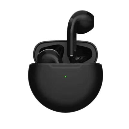 Pro6 wireless Bluetooth headset mini semi-in-ear headset, multiple color options, touch control, easy to understand Black