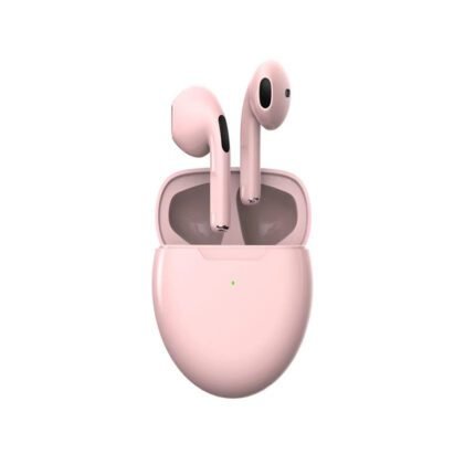 Pro6 wireless Bluetooth headset mini semi-in-ear headset, multiple color options, touch control, easy to understand Pink