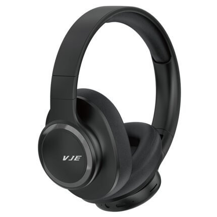 VJE 905 Bluetooth headset features AUX (3.5mm round hole), card, FM, barrier-free link with a transmission distance of 10 meters Black