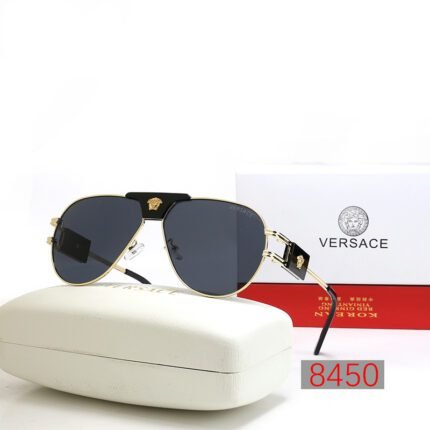 VERSACE Two tone - Black Transparent Sunglasses