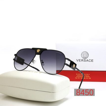 VERSACE Gradient Two tone - Black and Deep Purple Sunglasses