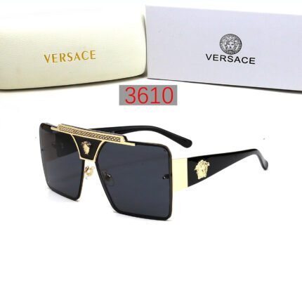 VERSACE black and gold decorative sunglasses