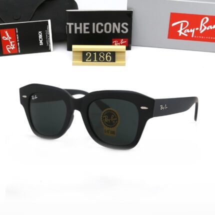 Ray Ban black square small frame sunglasses for both men and women
