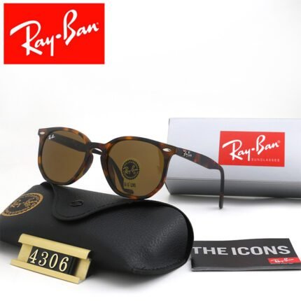 Ray Ban Brown Havana Hexagonal Sunglasses Neutral