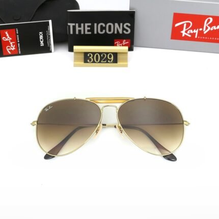 Ray Ban Outdoorsman Yellow and Brown Lens Sunglasses Unisex