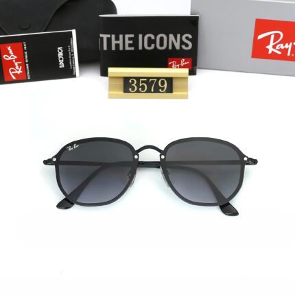 Ray Ban Gold Classic Standard black and gray sunglasses for both men and women