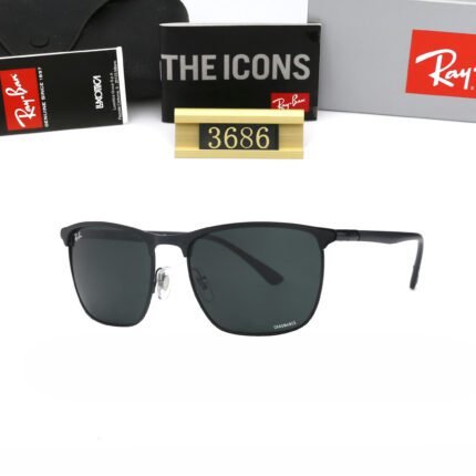 Ray Ban CROMANCE Black Neutral Sunglasses