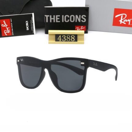 Ray Ban RB4388 Black Square Sunglasses