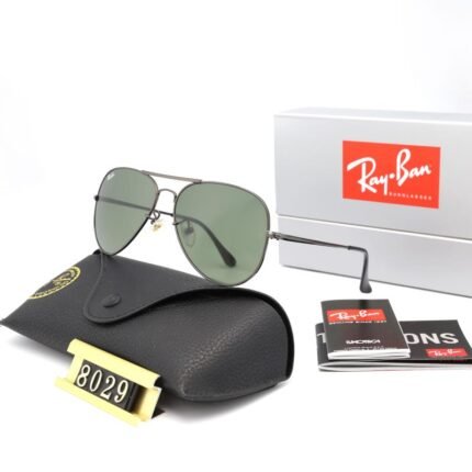 Ray Ban aviator Droplet Grey and Green Sunglasses