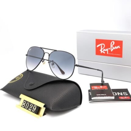 Ray Ban aviator water droplet dark blue gradient sunglasses
