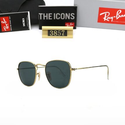 Ray Ban FRANK Gold and Black Sunglasses