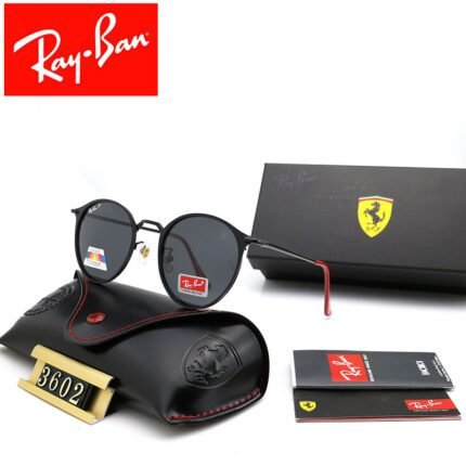 Ray Ban SCUDERIA FERRARI CHINA LIMITED EDITION Black Lenses Sunglasses