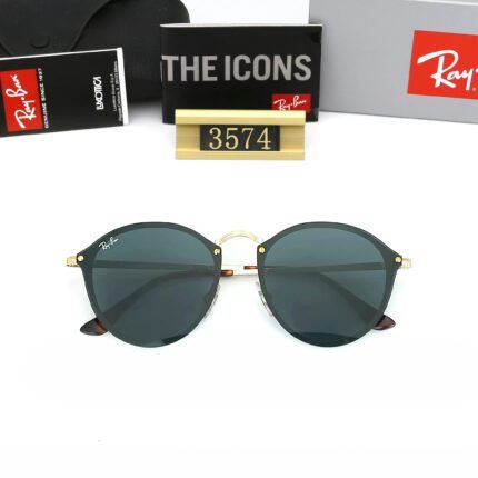 Ray Ban BLAZE ROUND Dark Green Sunglasses Unisex