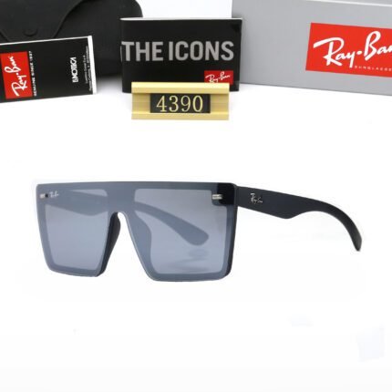 Ray Ban Blue Green Gradient Square Large Frame Glasses Sunglasses