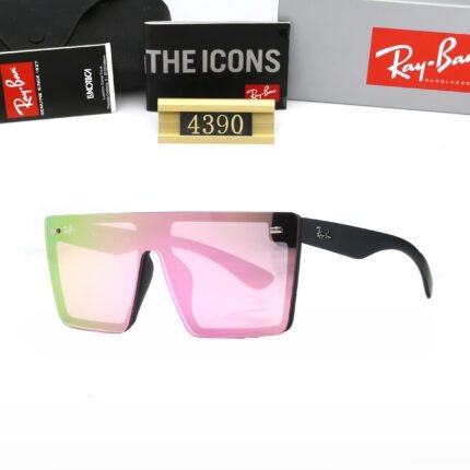 Ray Ban Pink Square Large Frame Glasses Sunglasses