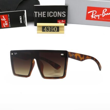 Ray Ban Brown Havana Square Large Frame Glasses Sunglasses