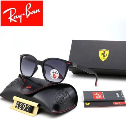 Ray Ban RB4297M SCUDERIA FERRARI COLLectiON black and purple sunglasses